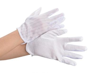 China Conductive PU Coated Antistatic ESD Safety Gloves 100% Nylon for sale