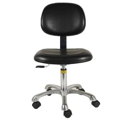 China Synthetic Leather PU Foam ESD Cleanroom Chair 420*450mm for sale