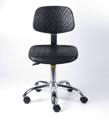 China BIFMA Cleanroom PU Leather ESD Chair  400*400mm for sale