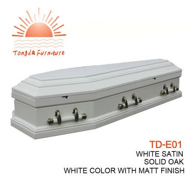 China European Style TD--E01Wholesale Quality Cheap European Style Wooden Casket Solid Paulownia With Factory Price for sale