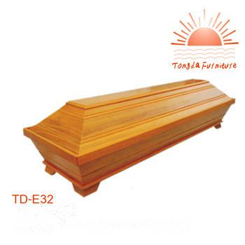 China European Style TD--Wholesale Full Couch Solid E32 Paulownia Wood Casket for sale