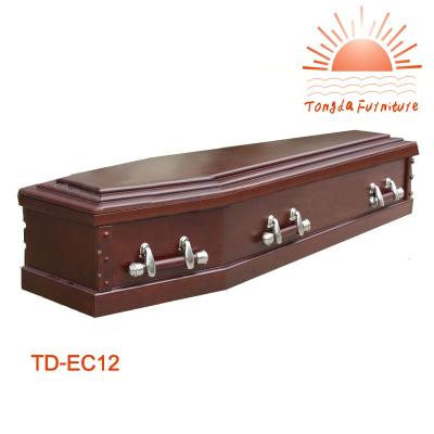 China TD-EC12 European Style Chosen European Cardboard Caskets For Adults for sale