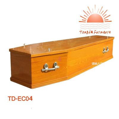 China TD-EC04 European Style Cardboard Coffin And Casket for sale