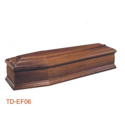 China TD-EF06 European French style solid paulownia caskets with matte finish style high quality best factory price for sale