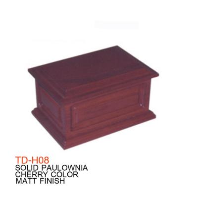 China TD-H08 American style and American style wooden material funeral urns for sale