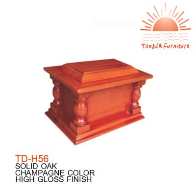 China American style TD-H56 professional factory unique wooden urn reasonable price for sale