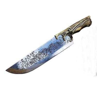 China 2023 Sustainable Professional Outdoor Kitchen Knife Meat And Metal Handle Vegetable Hunting Segmentation for sale