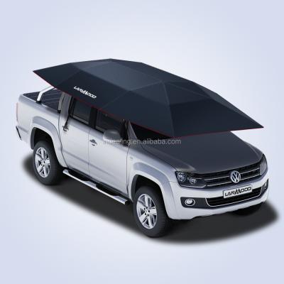 China Lanmodo 1st Generation Car Portable And Foldable Waterproof Protective Cover Semi-automatic Car Parking Cover for sale