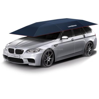 China Portable and Foldable Auto Car Awning Lanmodo Holder Patent Car Tent Cover To Protect The Car for sale