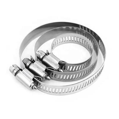 China General Industry Hot Sale w1 w2 w4 w5 American Type Jubilee Clip Worm Gear Stainless Steel Hose Clamp for sale