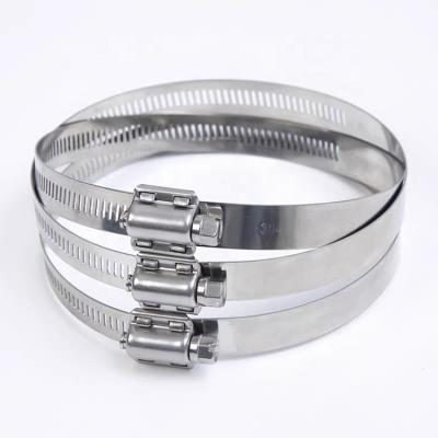 China General Industry Factory Price 14mm 201/304/316 stainless steel automotive American type worm hose for sale