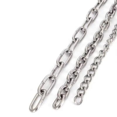 China Tyre Protection Chain factory price wholesale customized 304 316 stainless steel welded link chain for sale