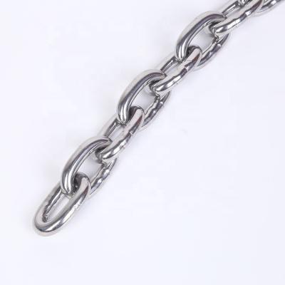 China Tyre Protection Chain Best Price 304 316 Stainless Steel Chain DIN766 Short Link Chain Link Anchor Chain for sale