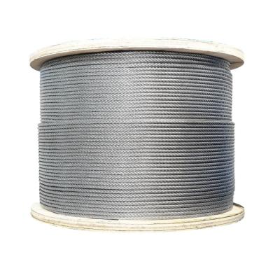 China Construction 316 5mm 7x19 wire rope stainless for sale