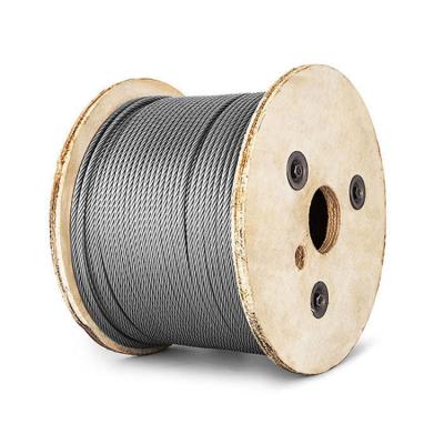 China Construction 316 7x19 3.5mm stainless steel wire rope for sale