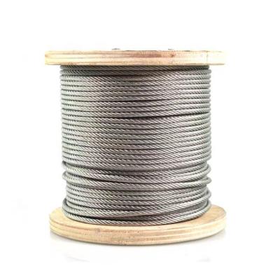 China Construction 304 6mm 7x19 wire rope for sale