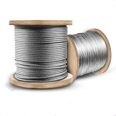 China Construction 304 7x19 1.8mm 7*19 stainless steel wire manufacturer for sale