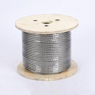 China Free Cutting Steel China Factory Price sus304 7X7 4mm 3mm 2.5mm 3mm 5mm 6mm 8mm Stainless Steel Wire Rope for sale