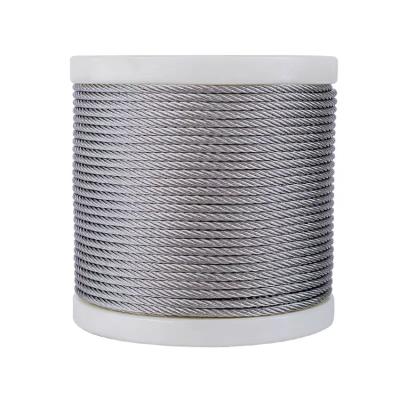 China Steel Wire Rope 2mm 7x7 304 stainless steel cable for sale