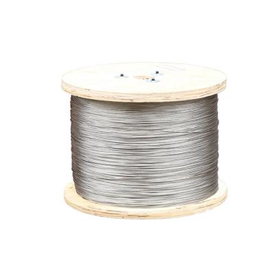 China Stainless steel 7x7 6mm wire rope stainless for sale