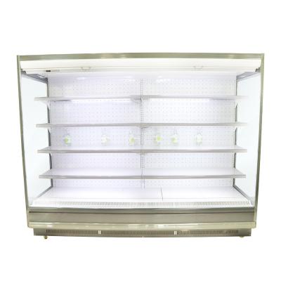 China Wholesale Excellent Single-temperature Material Vegetable Open Cooler Display Case For Supermarket for sale