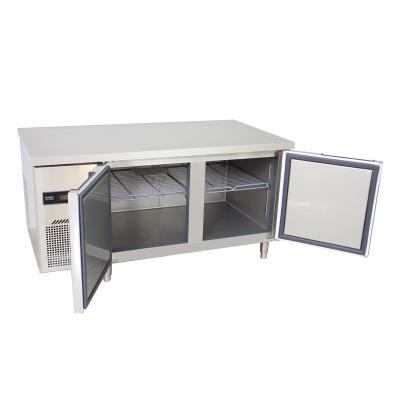 China Fast Delivery And Single-Temperature Reputation High Quality Stainless Steel Countertop Refrigerator for sale