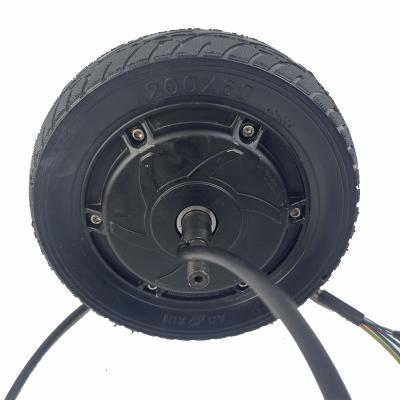 China Electric Scooter Factory Wholesale 8 Inch Tire Drum Brake Hub Motor High Power Scooter Hub Motor Wide for sale