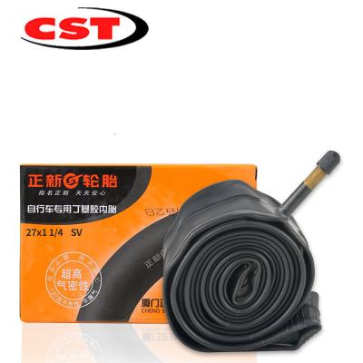 China 27x1 1/4 Tire Sealing Super High Quality CST Inner Tube, 27x1 3/8 Ev Natural Rubber Butyl Butyl Inner Tube Hot Selling Bicycle Bike for sale