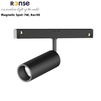 China High Quality 4 Way Modern Wire Magnetic Led RONSE Track Combination Smart Magnetic Light Sports Light Free Magnetic Track Light for sale