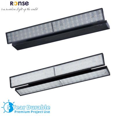 China RONSE 5500LM Supermarket Track Light Manufacturer Optics Design 50W Ra90 600mm Modern Flexible Led Track Panel Light Blink Free for sale