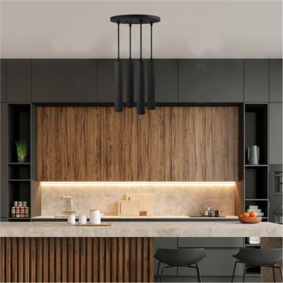 China RONSE Industrial 12w 36w 48w Led Pendant Lamp Ceiling Hanging Dining Lamp Nordic Round Modern Chandelier Pendant Light for sale