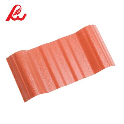 China 2018 Suface china supplier high quality pvc roof asa plastic roof tile for exterior decoration for sale