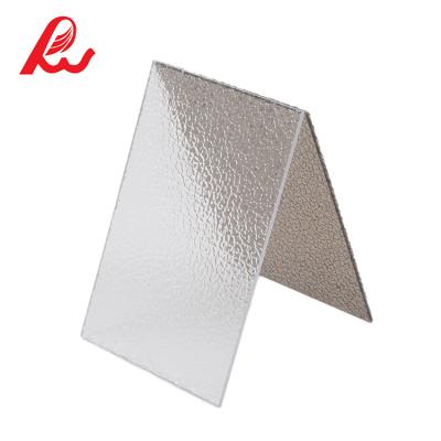 China 2020 Modern Solid Polycarbonate Roof Panel Embossed PC Sheet for sale