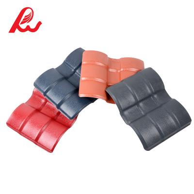 China Traditional Classic Country ASA Coated Tiles, Asa Coated Synthetic Resin Spanish Roof Tile Price for sale