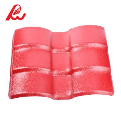 China New Modern Building Materials ASA Roofing Tile PVC Synthetic Resin Plastic Roof Tiles for sale