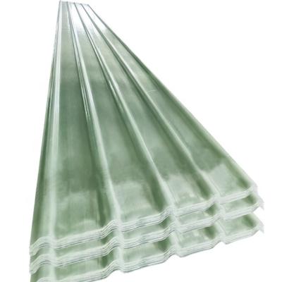 China Industrial Clear Polycarbonate FRP Corrugate Plastic Roof Tiles for sale