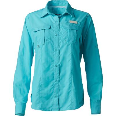 China Anti-wrinkle Cotton Drill Work Shirts 100% Twill Cotton Fishing Shirts for sale