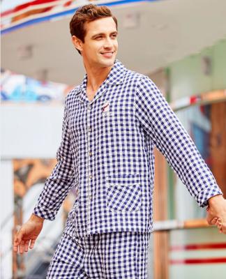 China Breathable Sleepwear Set Full Sleeve Solid Color Pajamas for sale