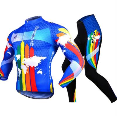 China High Quality Breathable Cycling Wear Men's Long Sleeve Slim Riding Suit Cycling Wear For Woman Bike Sportswear for sale