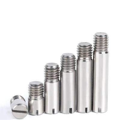 China ZINC Threaded Hollow Finger Pin Stainless Steel Locating Pin Cross Thread Customized Studs for sale