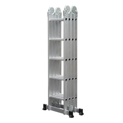 China Folding ladders 4X5 step escaleras de aluminio for sale