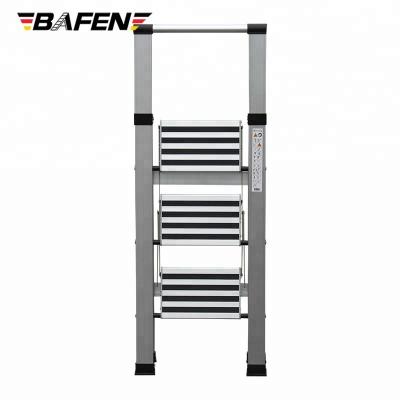 China Folding Ladders 3 Section Folding Extension Agility Step Ladders With Handle for sale