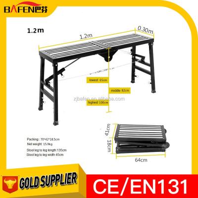 China Folding Ladders EN 131 Universal Ladder Work Platform for sale