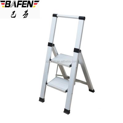 China BF-162 Folding Ladders Price Square Tube Household Aluminum Step Ladder for sale