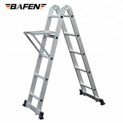 China Folding Ladders A Type Ladders And Folding Ladder With Work Platform EN131engineering Ladder Series for sale