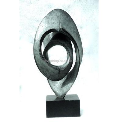 China Europe Design Modern Abstract Attractive Bronze Craft Decoration Indoor Metal Statue for sale