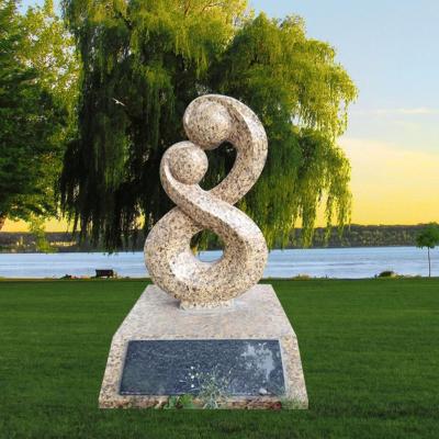 China Modern Abstract Stone Art And Craft Sculptures Modern Contemporary Design for sale