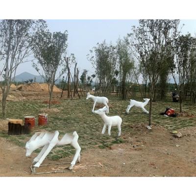 China Amazon Hot Sale Modern Grc Deer Statue For Garden Decoration for sale