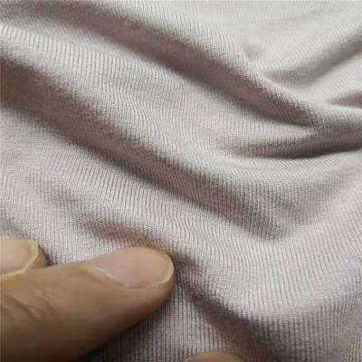 China Anti-bacteria high quality Chinese summer handfeel bamboo raw material cool knitted fabric for baby romper for sale