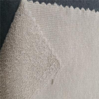 China 360gsm 55%Hemp 45%Organic Sustainable Cotton French Terry Fabric For Autumn And Winter Sport Pants And Casual Trousers for sale